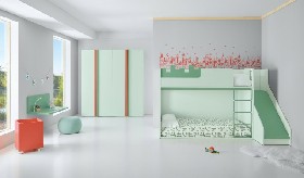 Dormitorio juvenil muy divertido